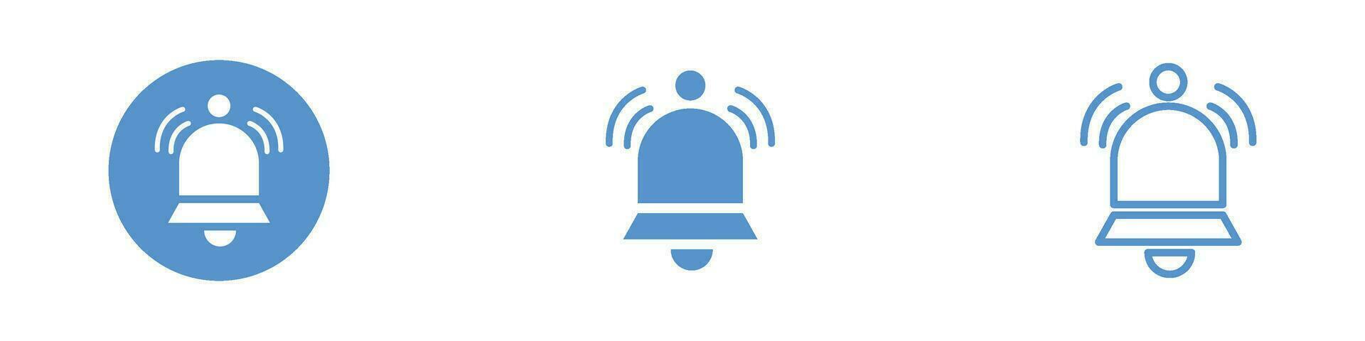 Benachrichtigung Glocke icon.neu Botschaft Benachrichtigung Symbol. Klingeln Glocke und Benachrichtigung zum Uhr und Smartphone, Alarm aufmerksam. vektor