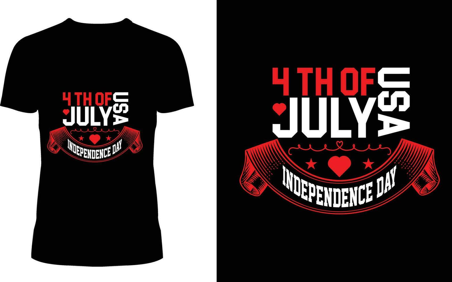 4 th av juli USA oberoende dag t-shirt design vektor