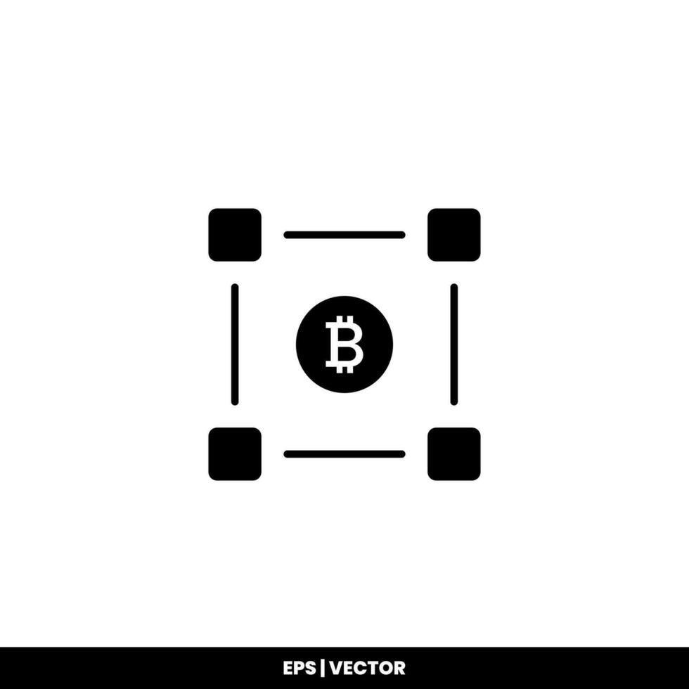 Bitcoin Symbol Zahlung Symbol unterzeichnen. Kryptowährung Logos. einfach Vektor. vektor