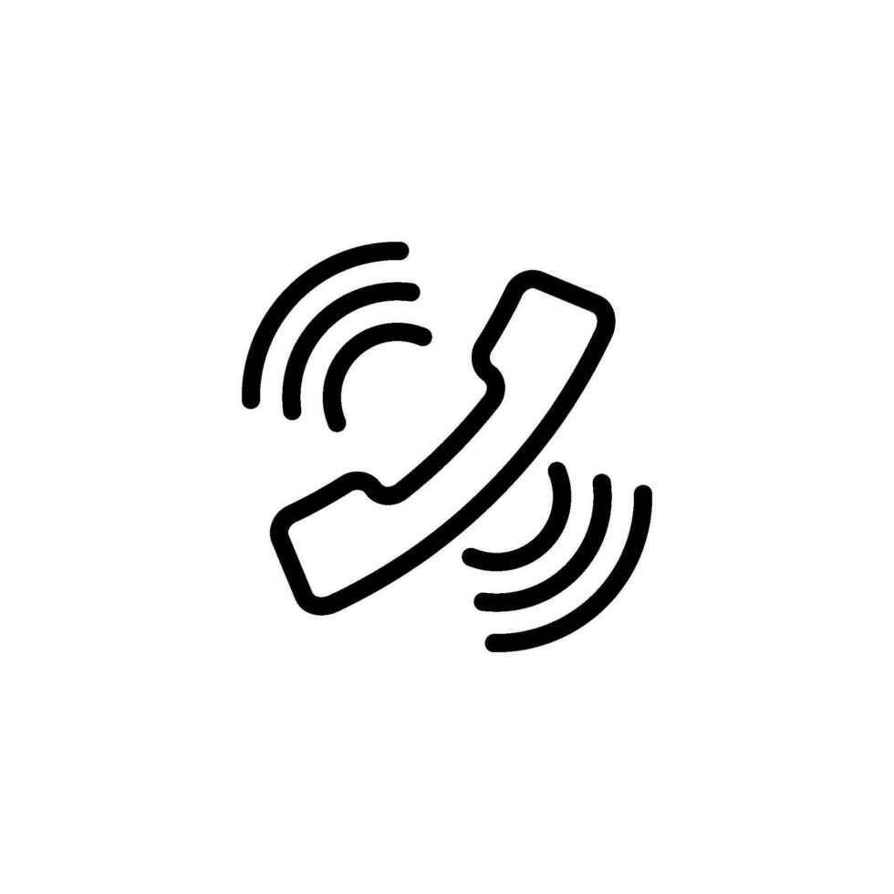 Telefon Zeichen Symbol Vektor