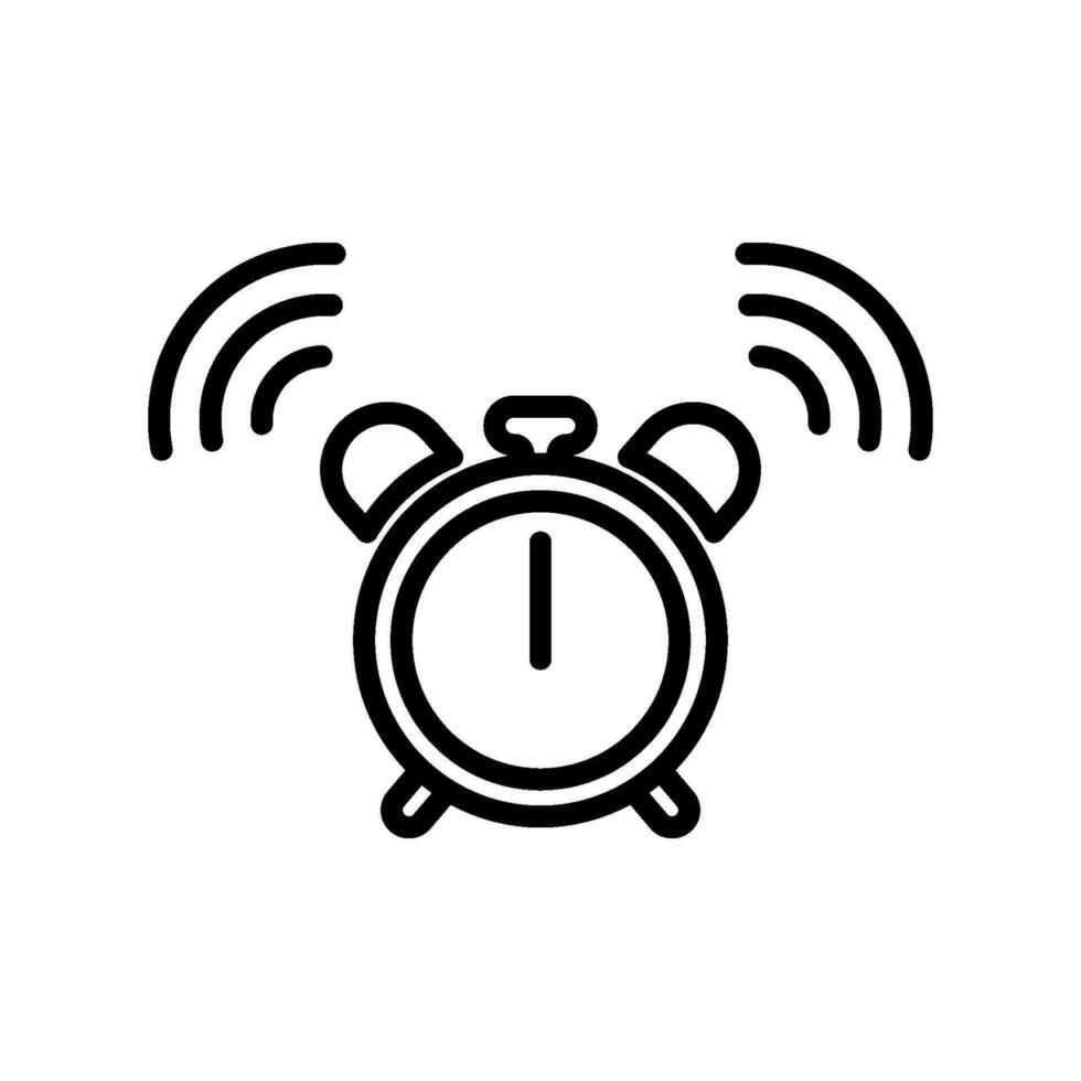 Alarm Uhr Zeichen Symbol Vektor