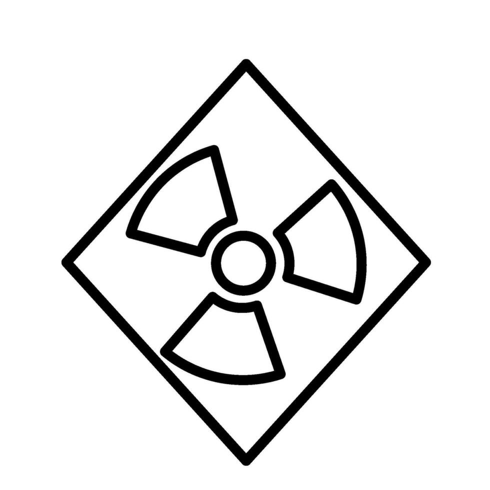 Wissenschaft Strahlung Zeichen Symbol Vektor