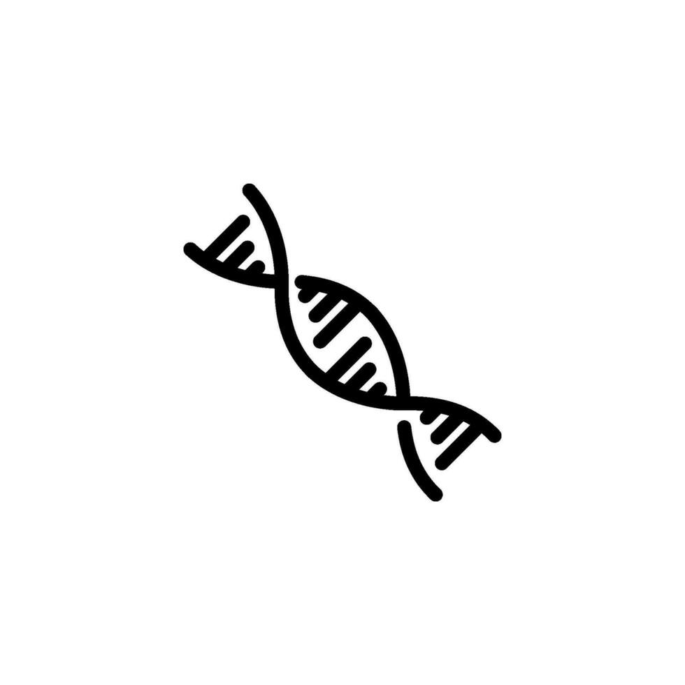 vetenskap dna tecken symbol vektor