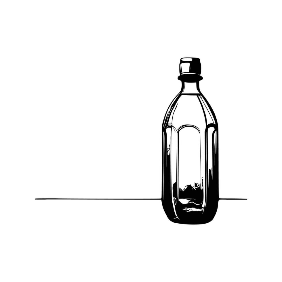 Glas Flasche Vektor