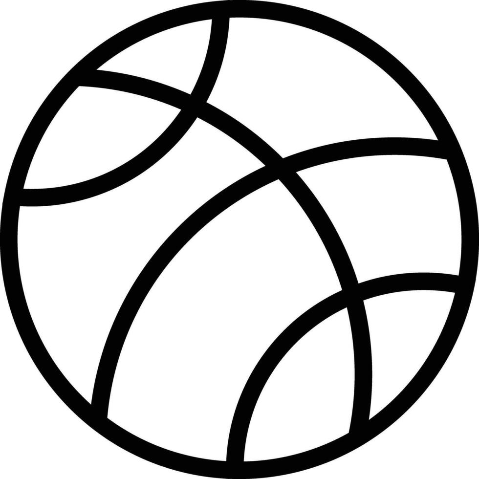 Basketball Symbol Vektor im modisch Stil isoliert auf Weiß Hintergrund