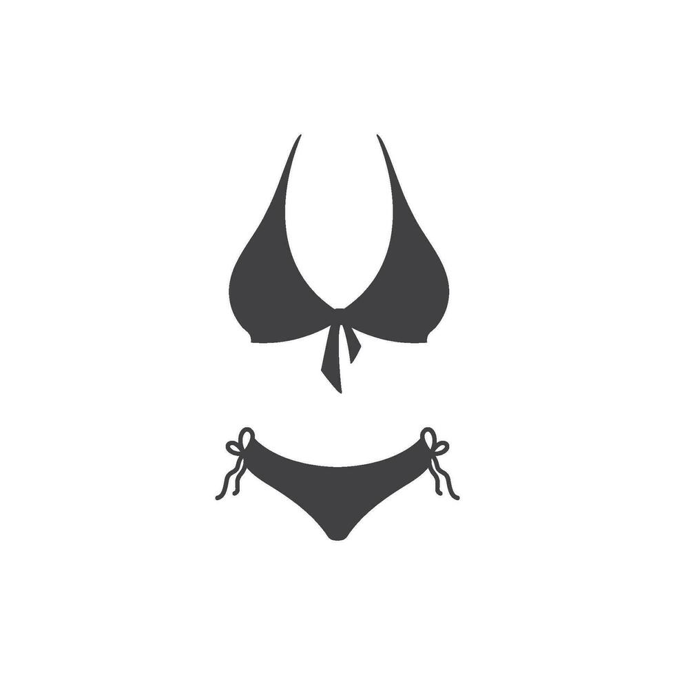 bikini ikon vektor