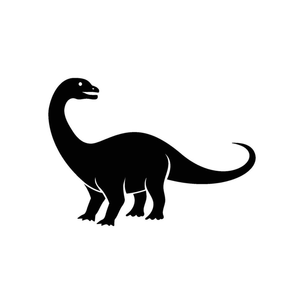 brontosaurus ikon vektor