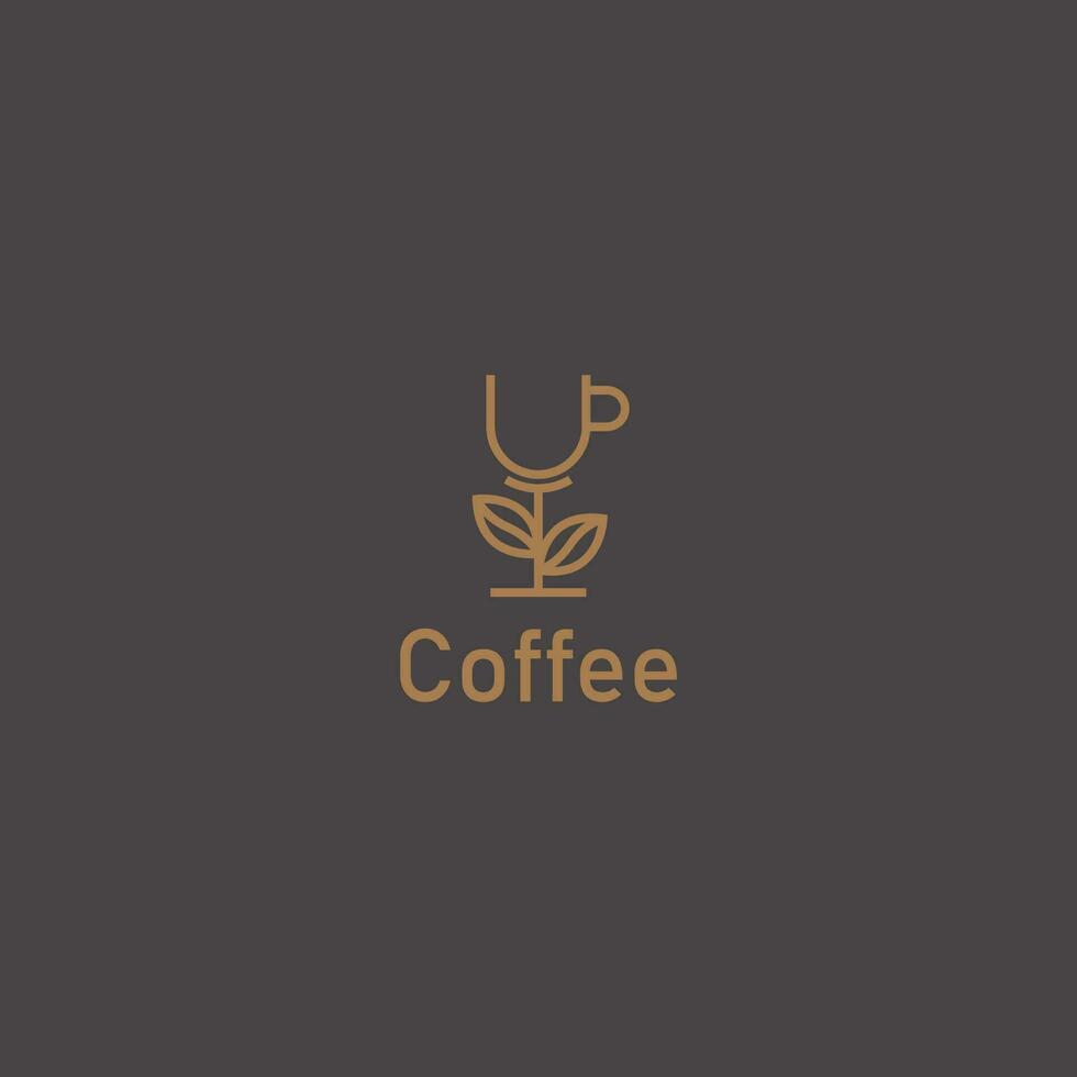 Kaffee Unternehmen Logo, Kaffee Tasse Logo Design Vektor Vorlage.