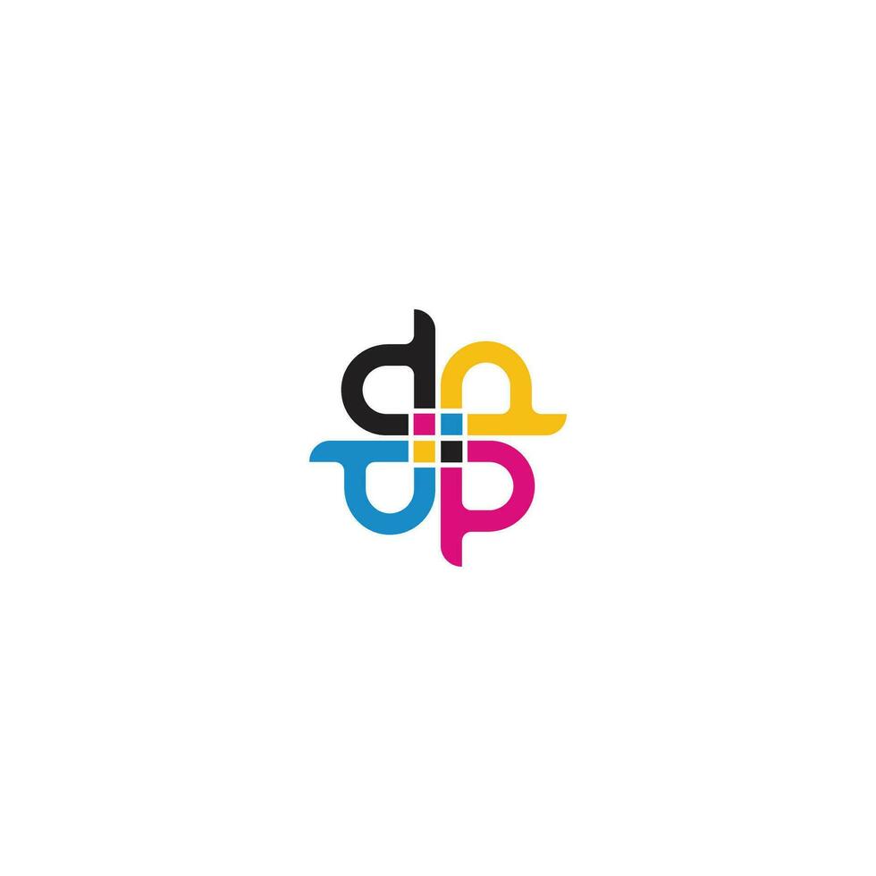 Initiale Brief p Logo Design. echt Nachlass drucken und Drucken Logo Vektor Vorlage.