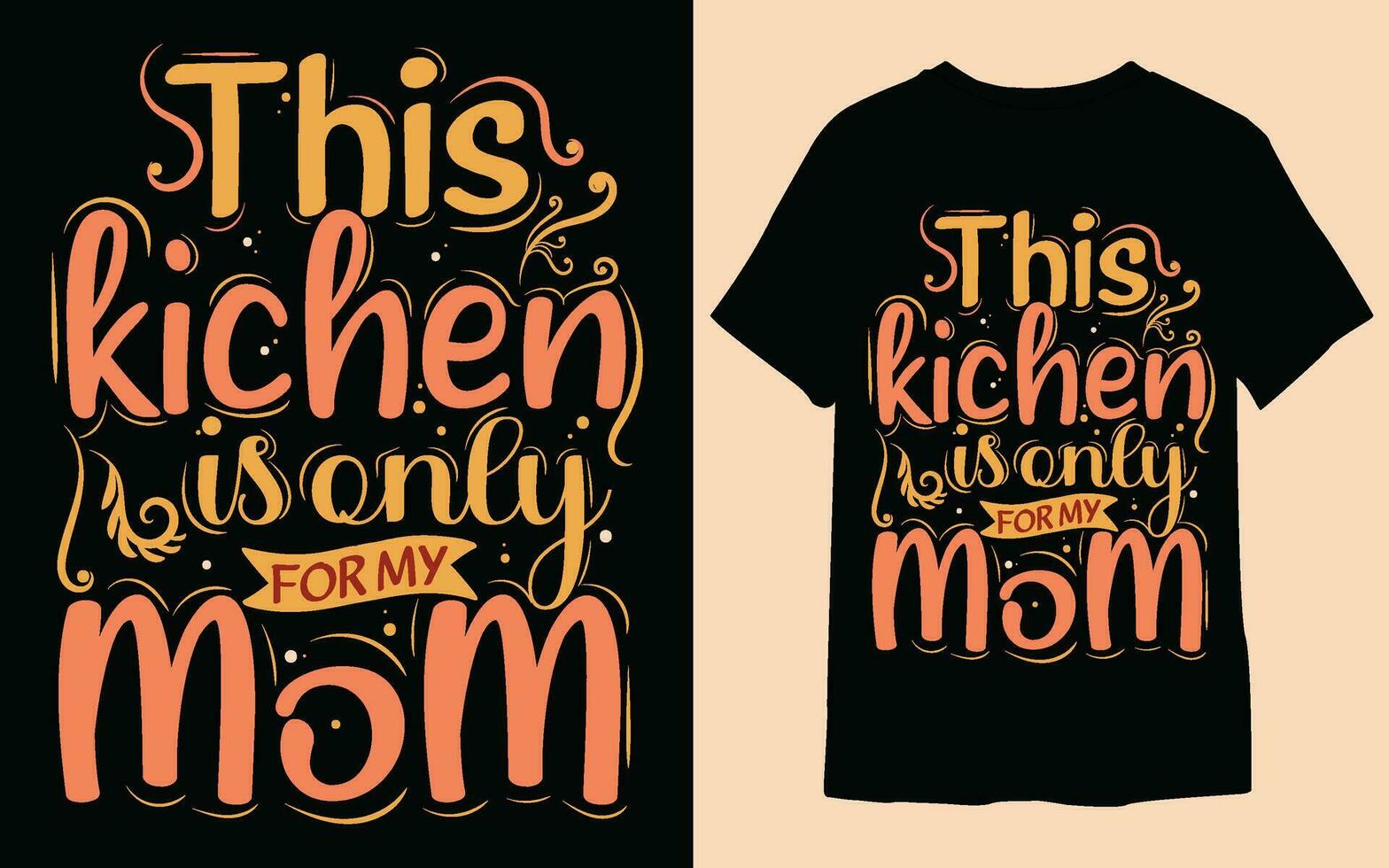 Mutter Tag T-Shirt Design, Mama und Kind Liebe T-Shirt Design. vektor