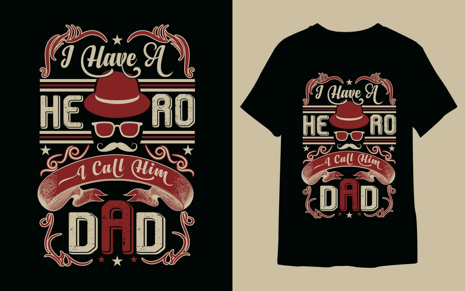 Papa Typografie T-Shirt Design, Vaters Tag T-Shirt Design. vektor