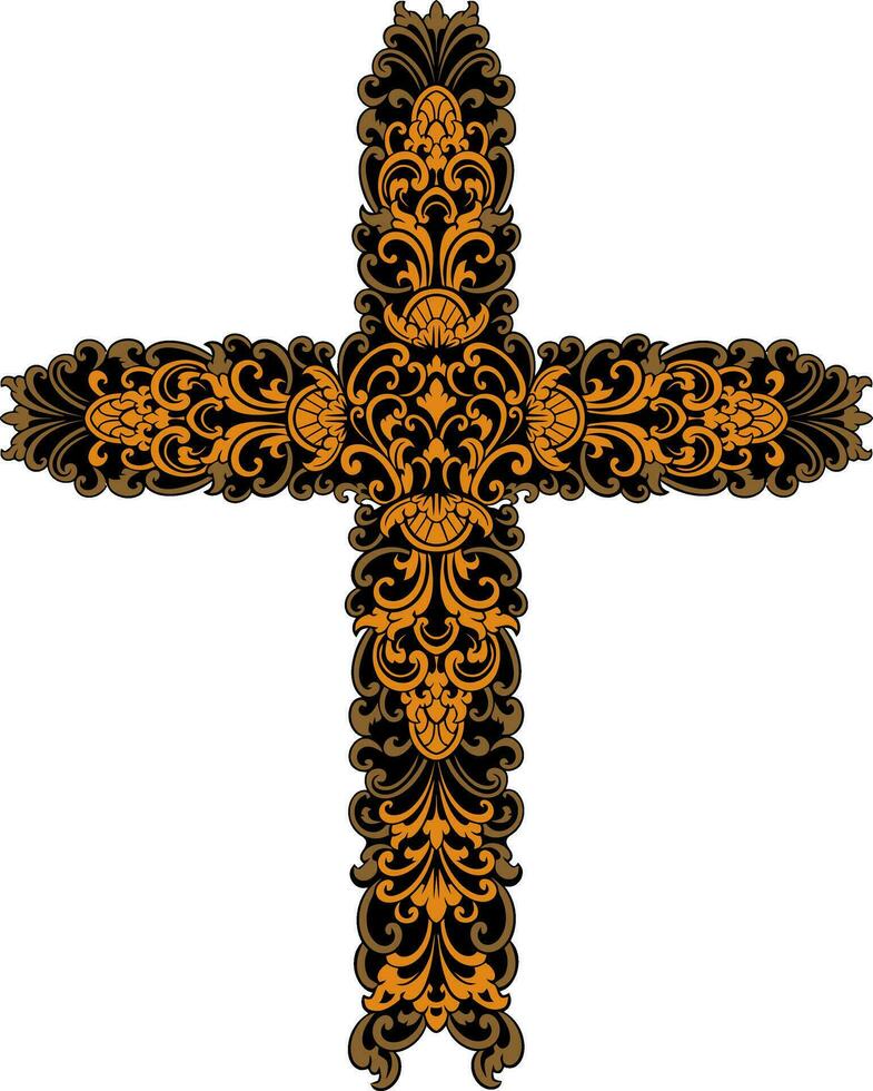 klassisch Stil Christus Kreuz Vektor Design