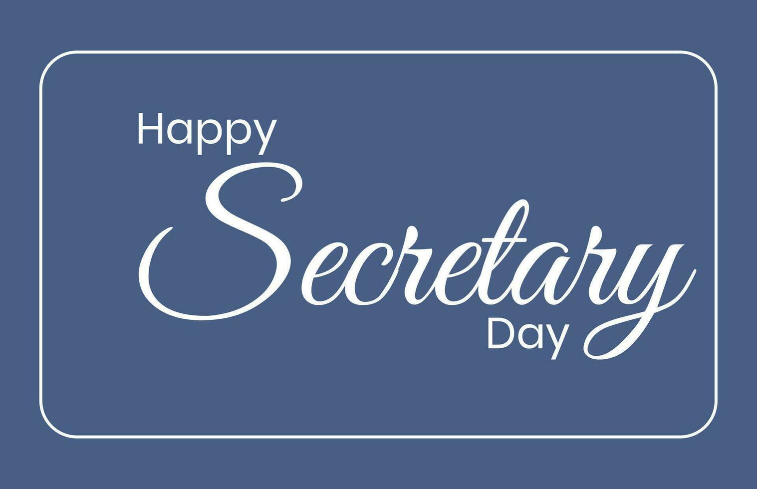nationell sekreterare dag, administration dag, Semester begrepp vektor