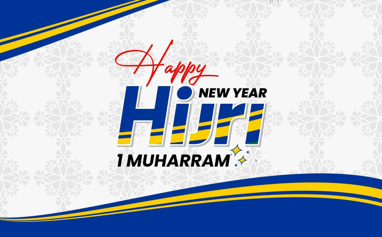 hijri nytt år vektor