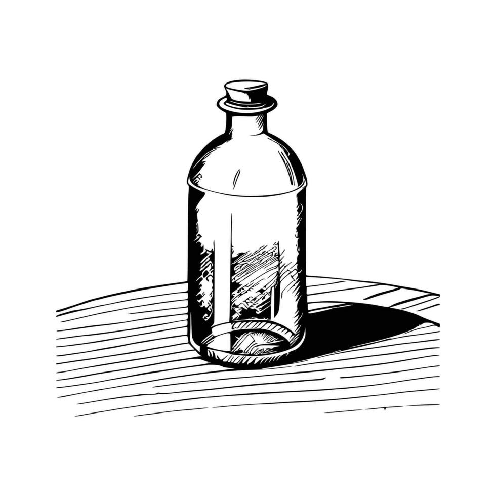 glas flaska vektor