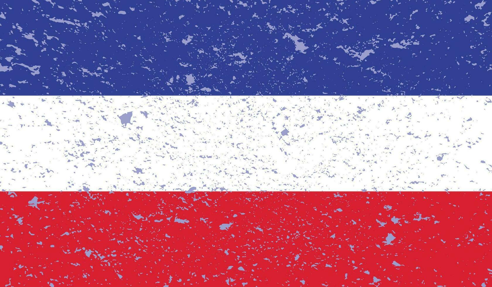 Frankrike nationell flagga med spannmål texturerad effekt vektor