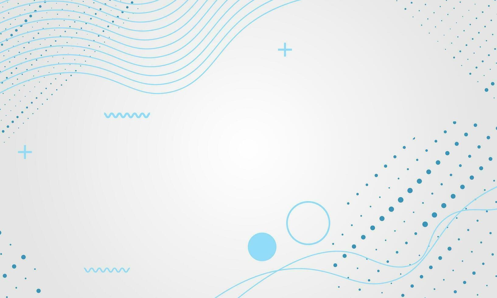 abstrakt Blau bunt Vorlage Banner mit Gradient Farbe und klein Polka Punkt Technologie Hintergrund Design mit Flüssigkeit gestalten Vektor Design