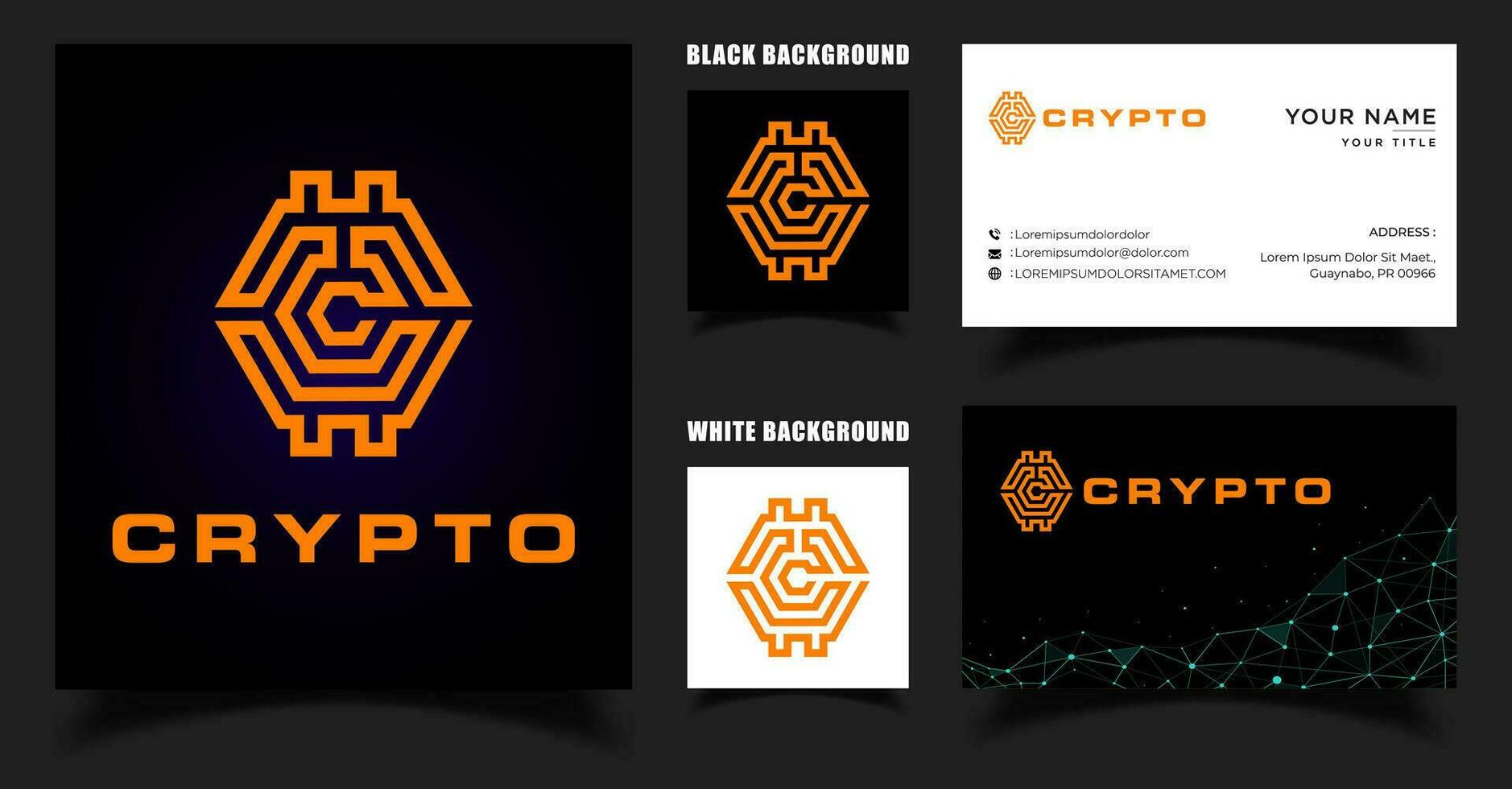 Krypto Initiale Brief c Logo vektor