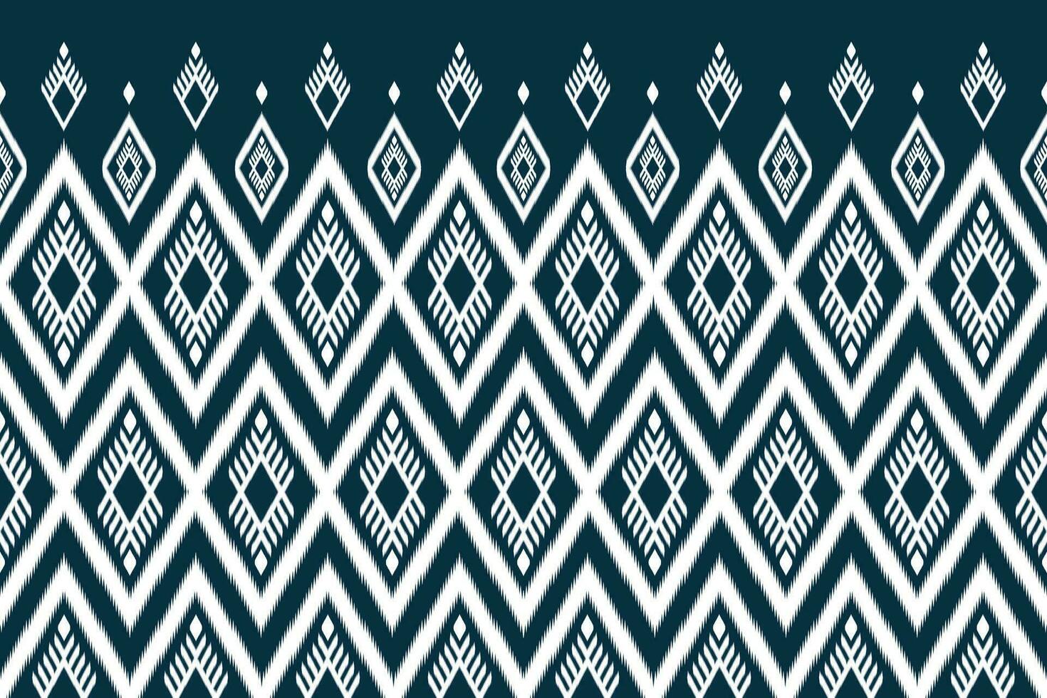 nahtlos abstrakt Ikat Muster abstrakt Hintergrund zum Textil- Design. können Sein benutzt im Stoff Design zum Kleidung, Zubehör, dekorativ Papier, Verpackung, Vektor, Illustration, Teppich vektor