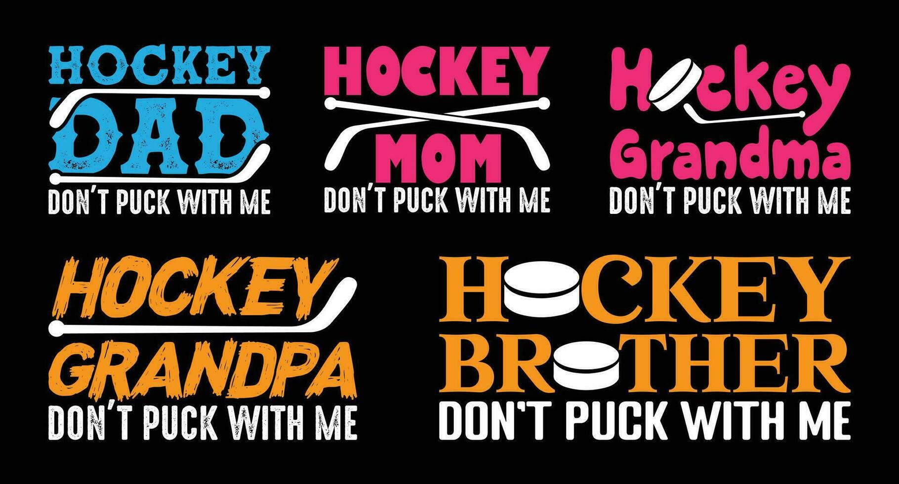 hockey pappa inte puck med mig, hockey familj t skjorta design bunt, vektor hockey t skjorta design, hockey skjorta typografi t skjorta design samling