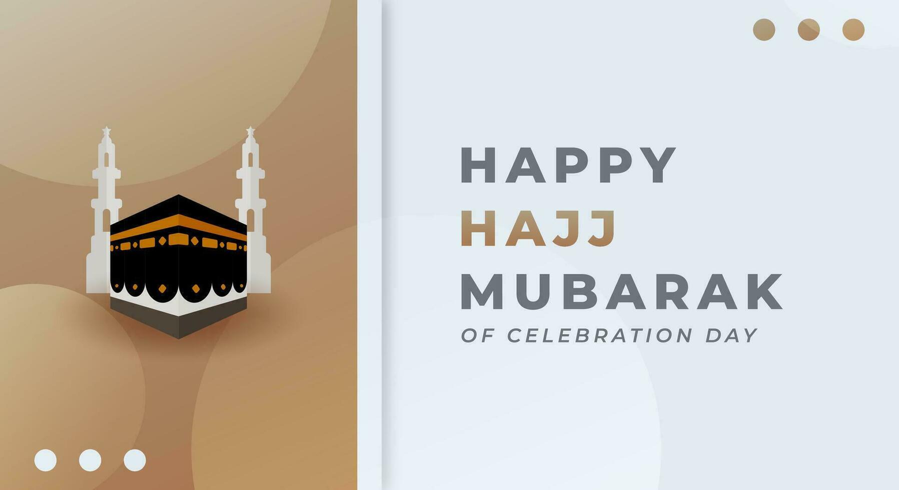 hajj mabrour islamic dag firande vektor design illustration för bakgrund, affisch, baner, reklam, hälsning kort