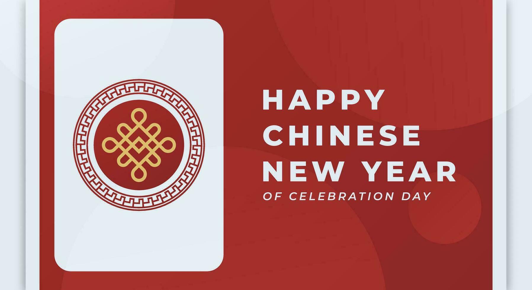 Lycklig kinesisk ny år firande vektor design illustration för bakgrund, affisch, baner, reklam, hälsning kort