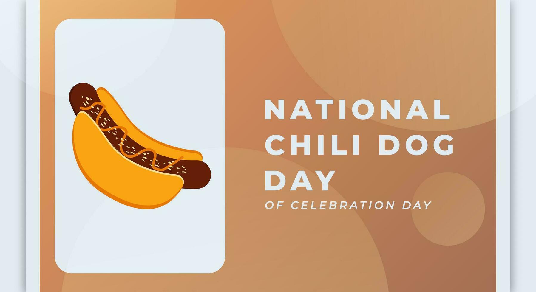 nationell chili hund dag firande vektor design illustration för bakgrund, affisch, baner, reklam, hälsning kort