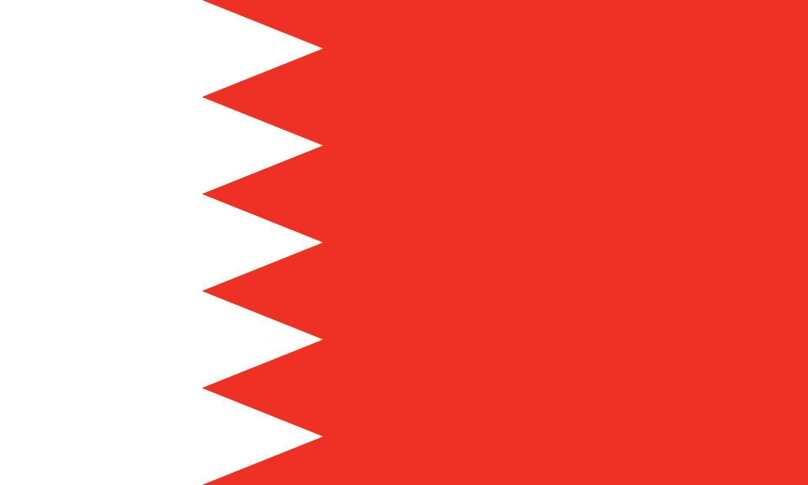bahrain offiziell flagge vektor