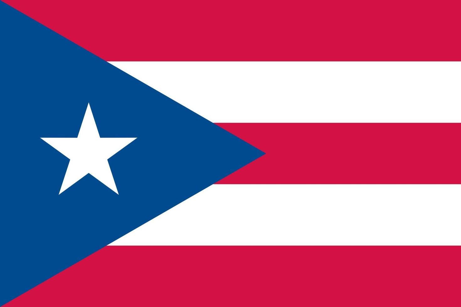 puerto rico offiziell Flagge vektor