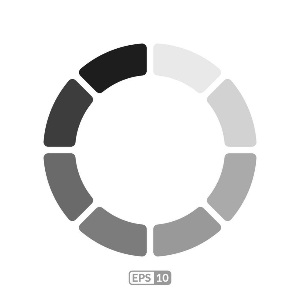 refresh cirkel design ikon. vektor