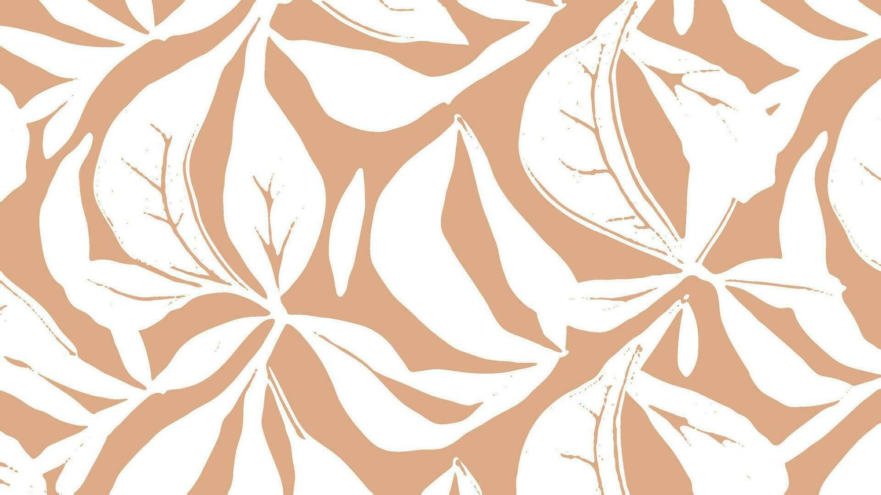 braun Blätter interlaced Hintergrund Design vektor