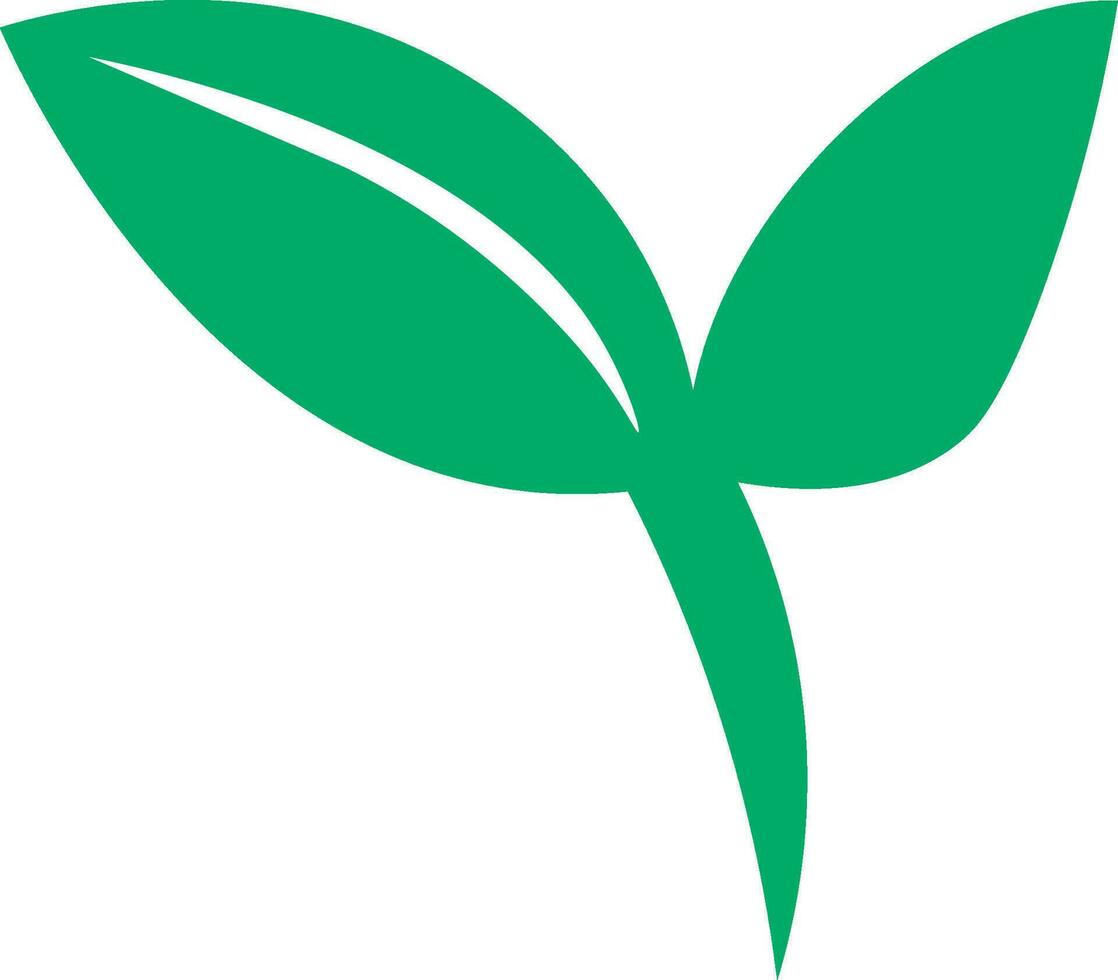 ökologisch freundlich Grün Blatt Design, Nachhaltigkeit Konzept, Vegetarier Probleme vektor