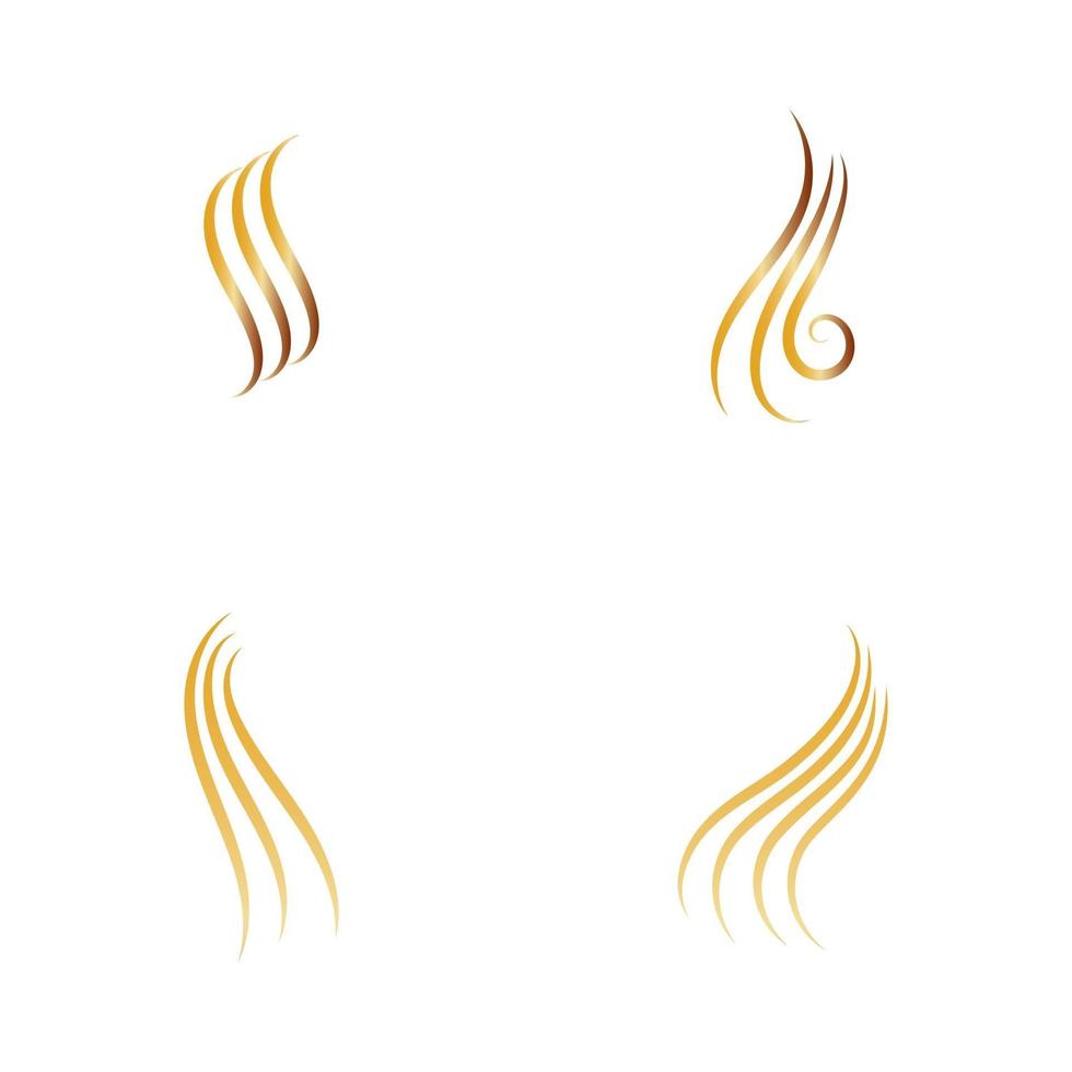 hårlinje logotyp och symbol vektor
