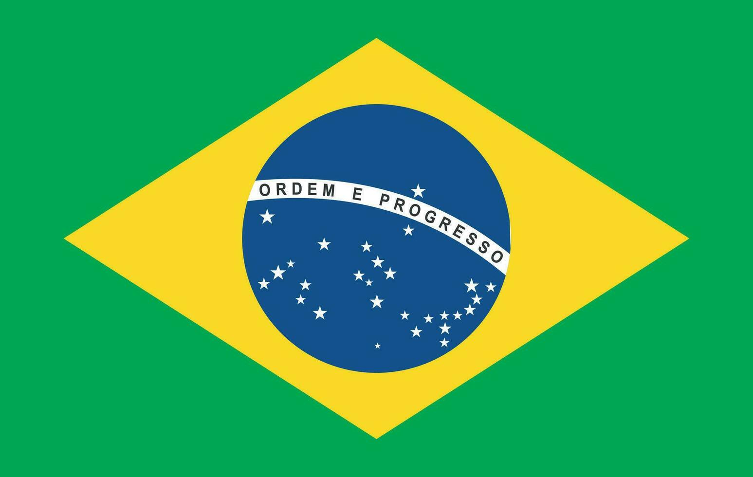 Brasilianer Flagge Vektor