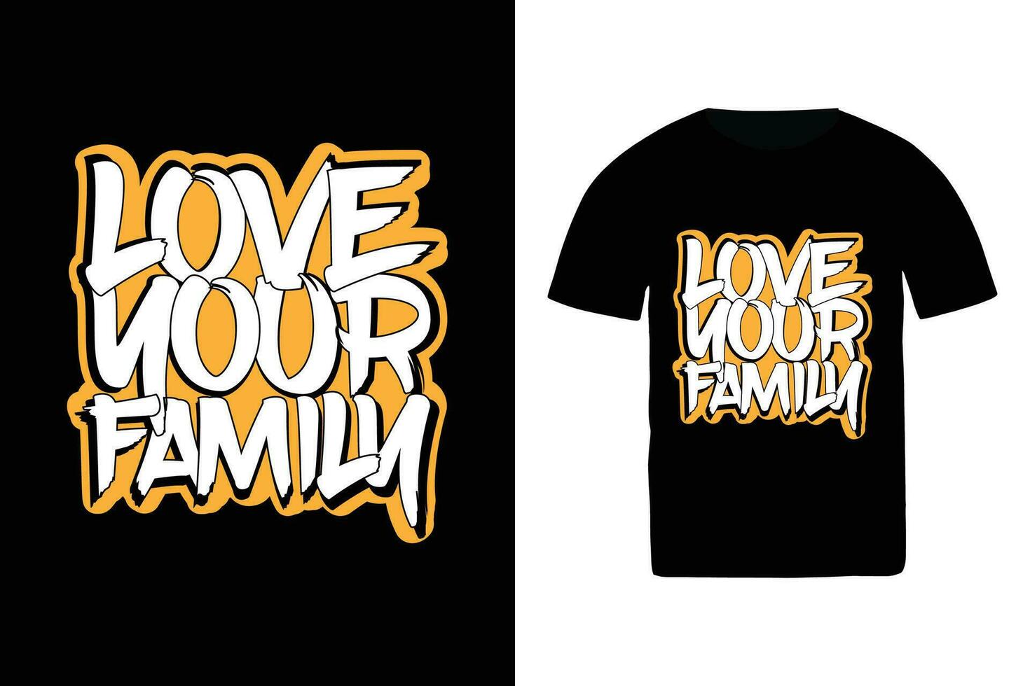 Liebe Ihre Familie t Hemd vektor