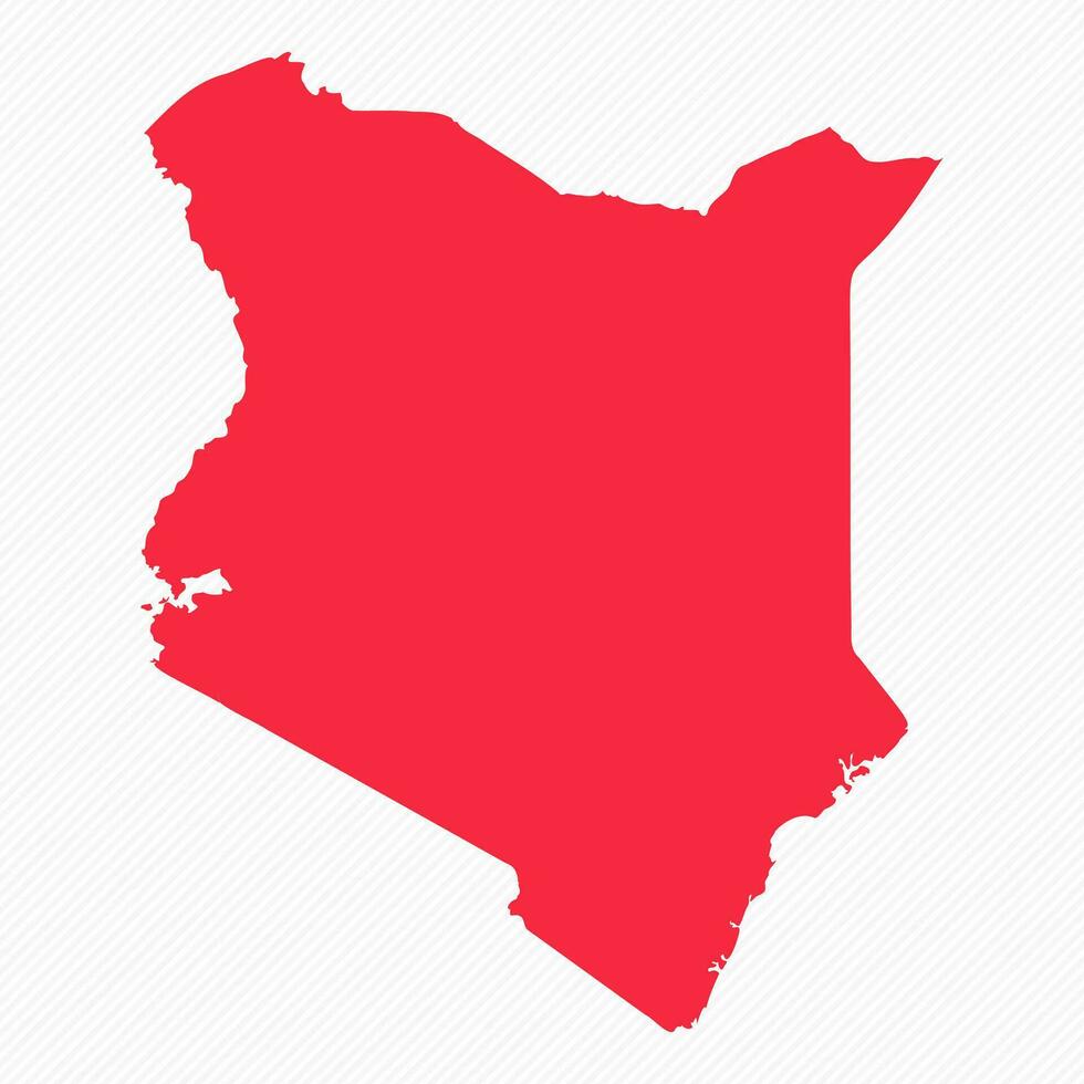 abstrakt Kenia einfach Karte Hintergrund vektor