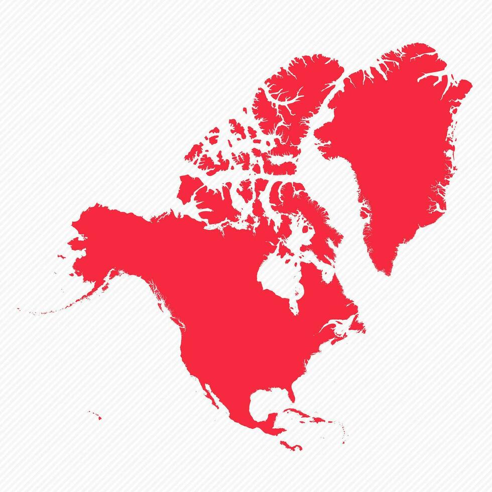 abstrakt Norden Amerika einfach Karte Hintergrund vektor
