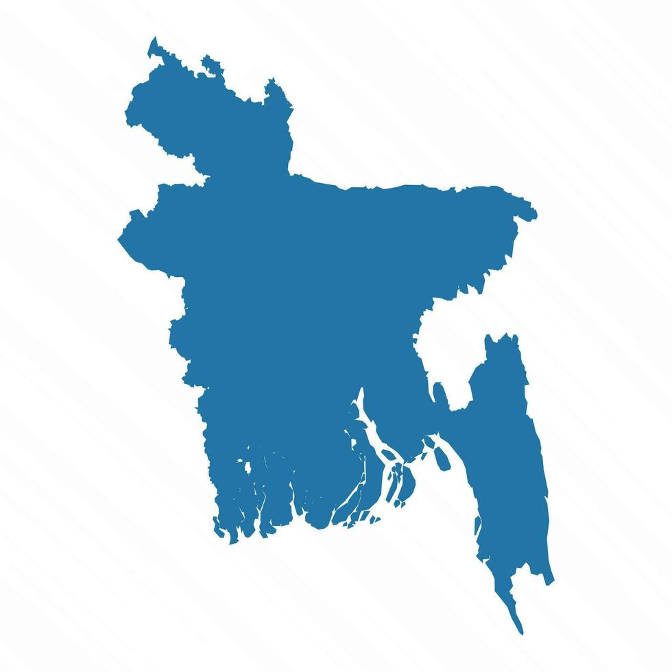 Vektor einfach Karte von Bangladesch Land