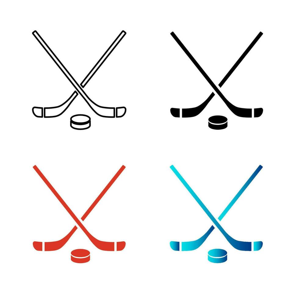 abstrakt Eishockey Silhouette Illustration vektor