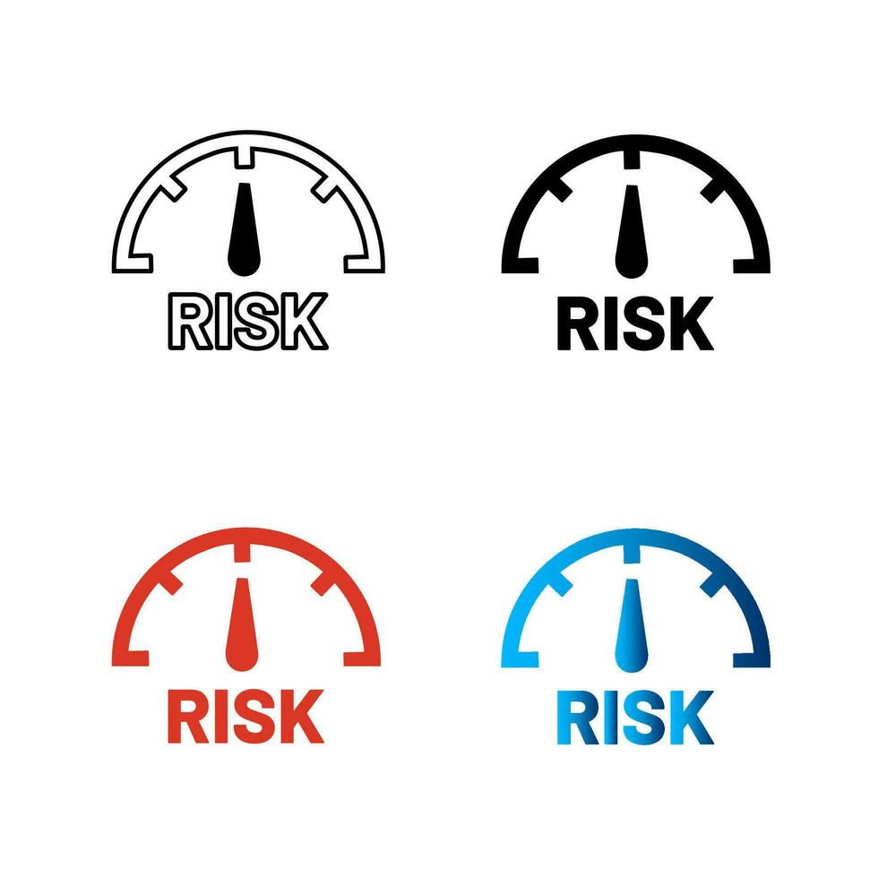 abstrakt medium risk silhuett illustration vektor