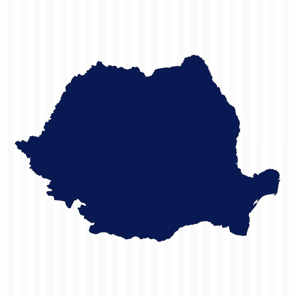 eben einfach Rumänien Vektor Karte