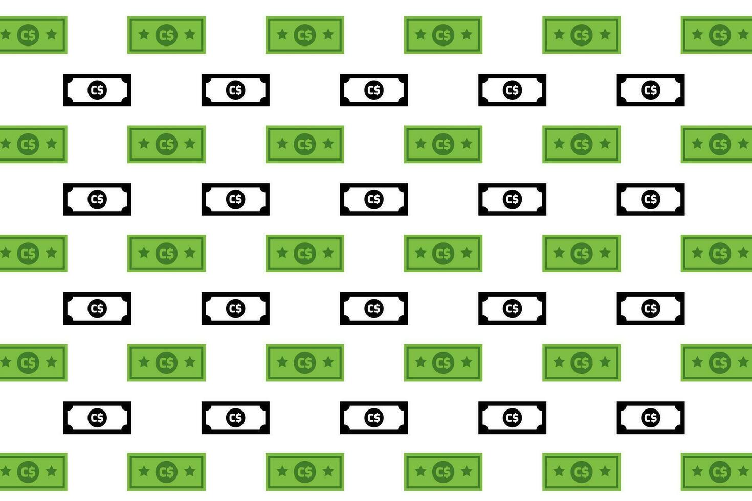 abstrakt kanadisch Dollar Banknote Muster Hintergrund vektor