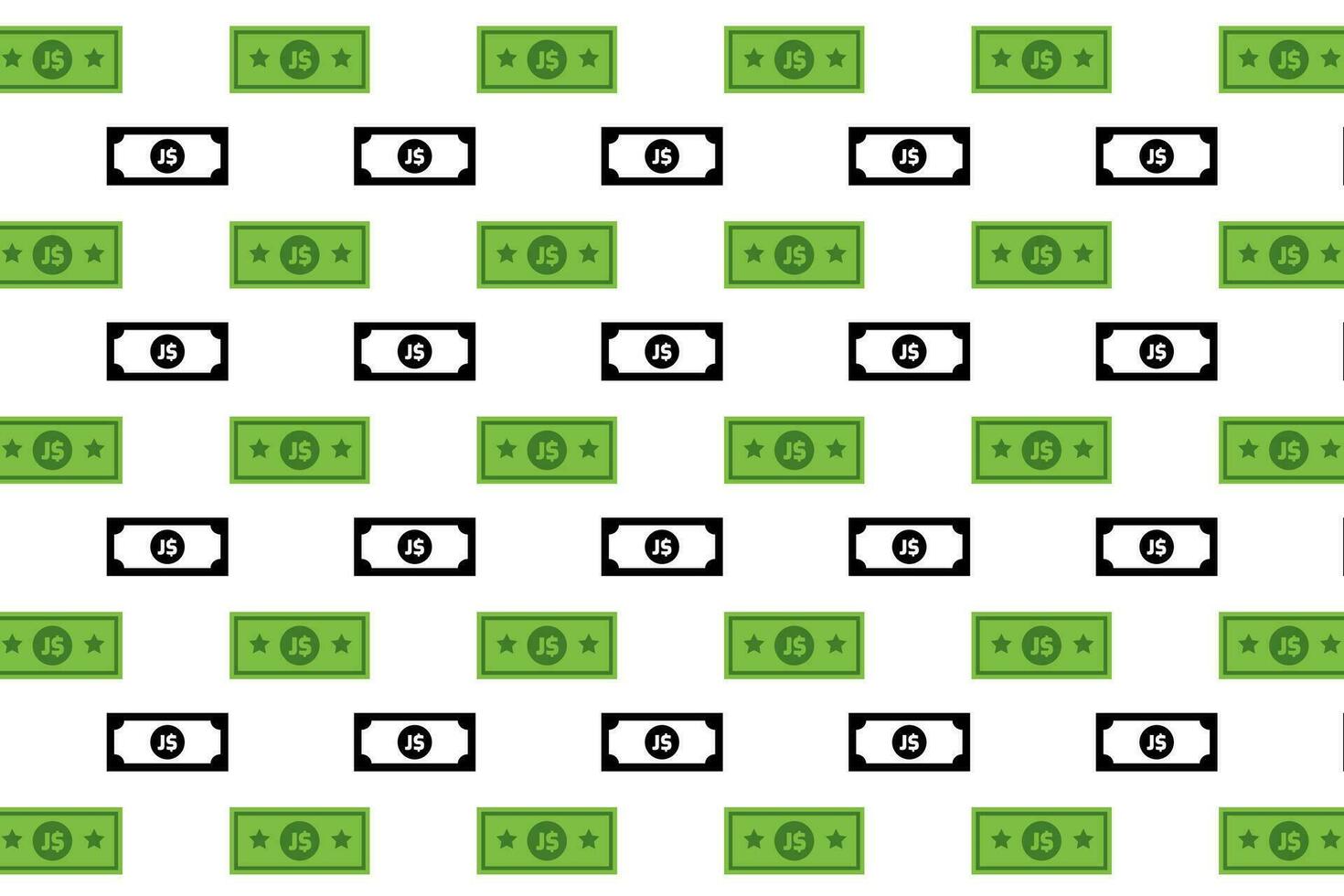 abstrakt jamaikanisch Dollar Banknote Muster Hintergrund vektor