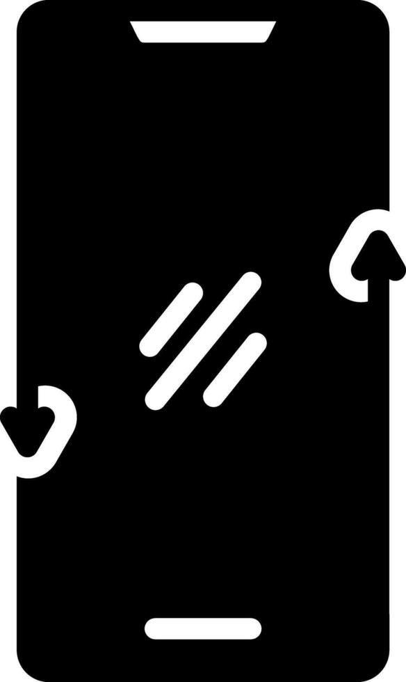 fast ikon för smartphone vektor