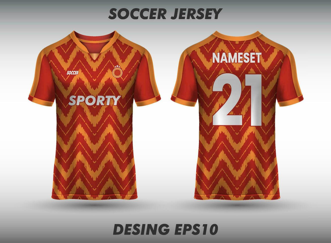 Fußball Jersey Design zum Sublimation Sport t Hemd Design vektor