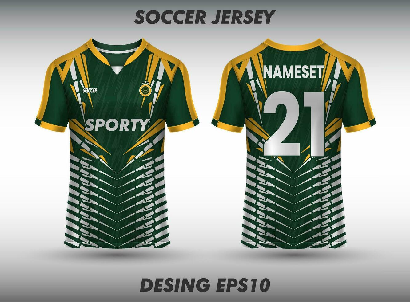 fotboll jersey design för sublimering sport t skjorta design vektor