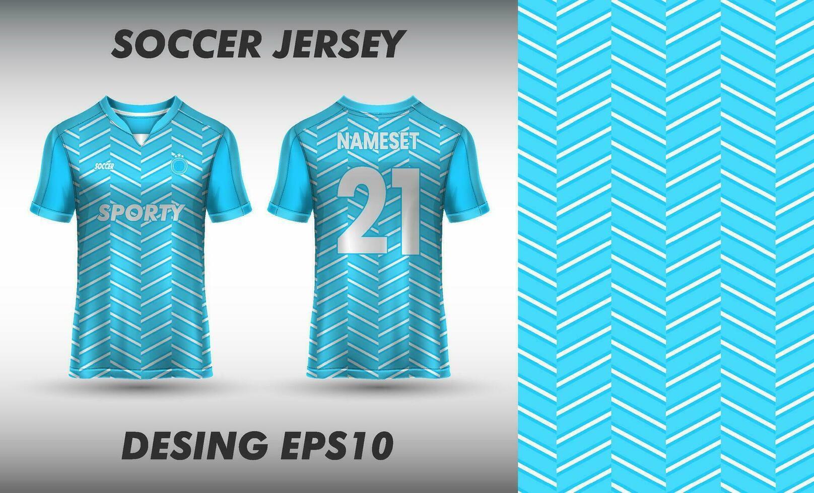 fotboll jersey design för sublimering sport t skjorta design vektor