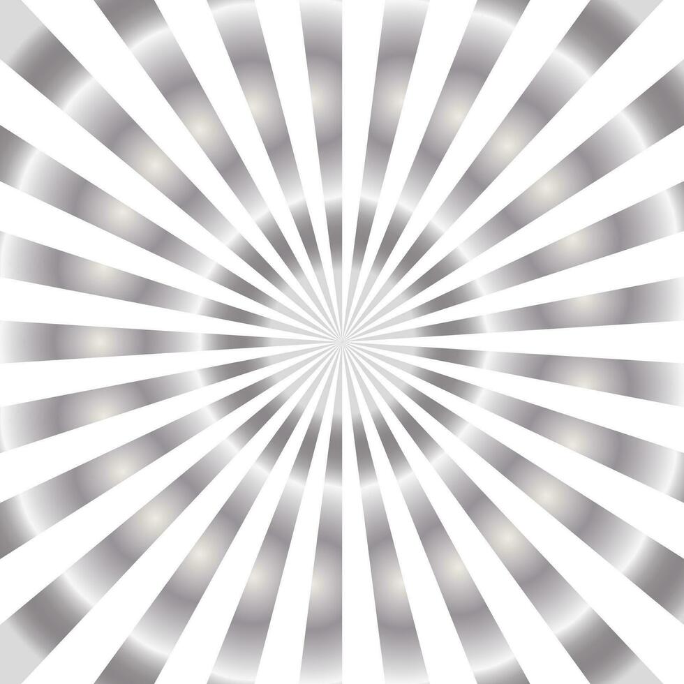 grå virvlande mönster bakgrund. virvel starburst spiral snurra fyrkant. helix rotation strålar. konvergerande psykadelisk skalbar Ränder. vektor illustration