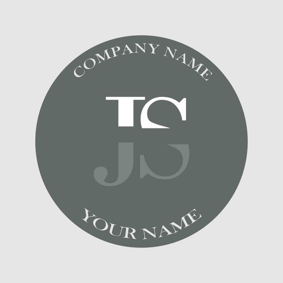 Initiale js Logo Brief Monogramm Luxus Hand gezeichnet vektor