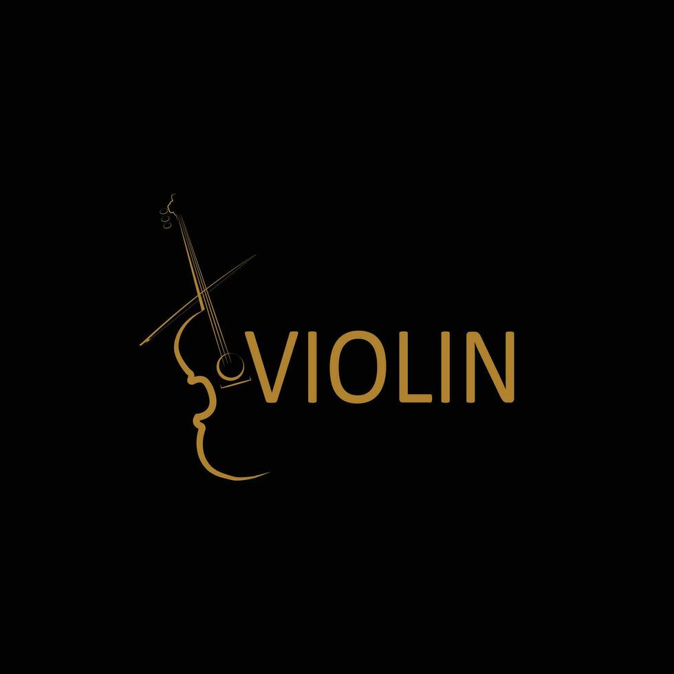 Violine Illustration Vektor im nett klassisch Stil zum Aufkleber Emblem Etikette usw